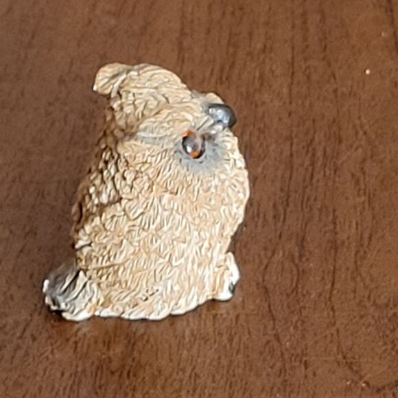 Vintage Stone Critters Littles Baby Horned Owl Figurine Owlet 2" SCL-013 - Picture 3 of 8